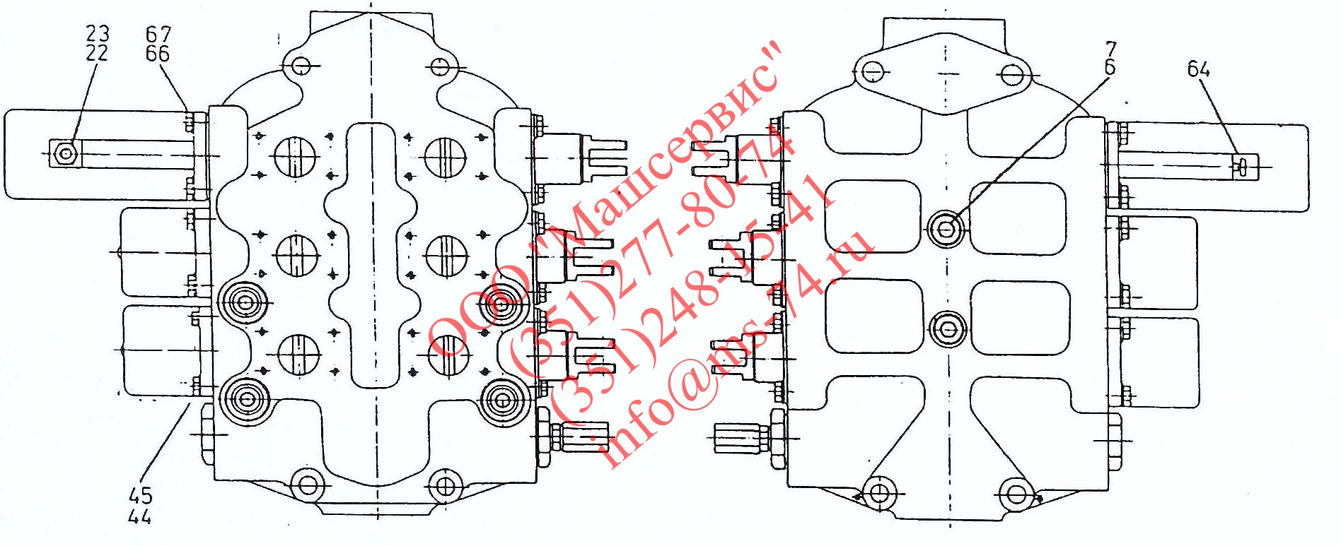 Распределитель  R1013DVF10W внешний вид